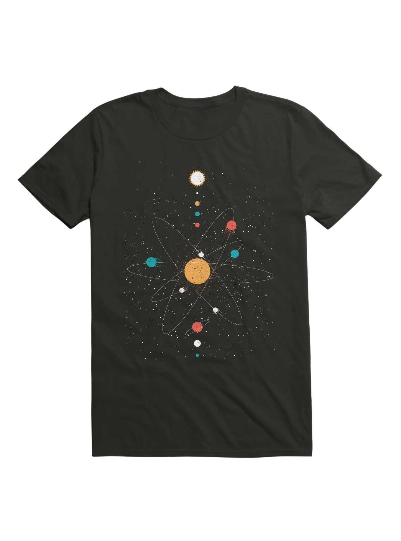 Atom Universe Minimalist T-Shirt, , hi-res