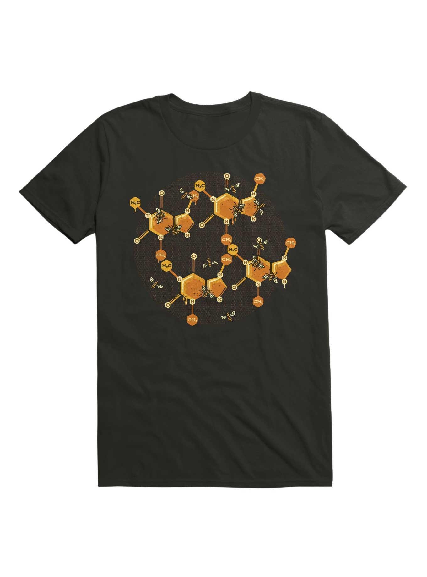 Caffeine Working Bee Hive T-Shirt, , hi-res