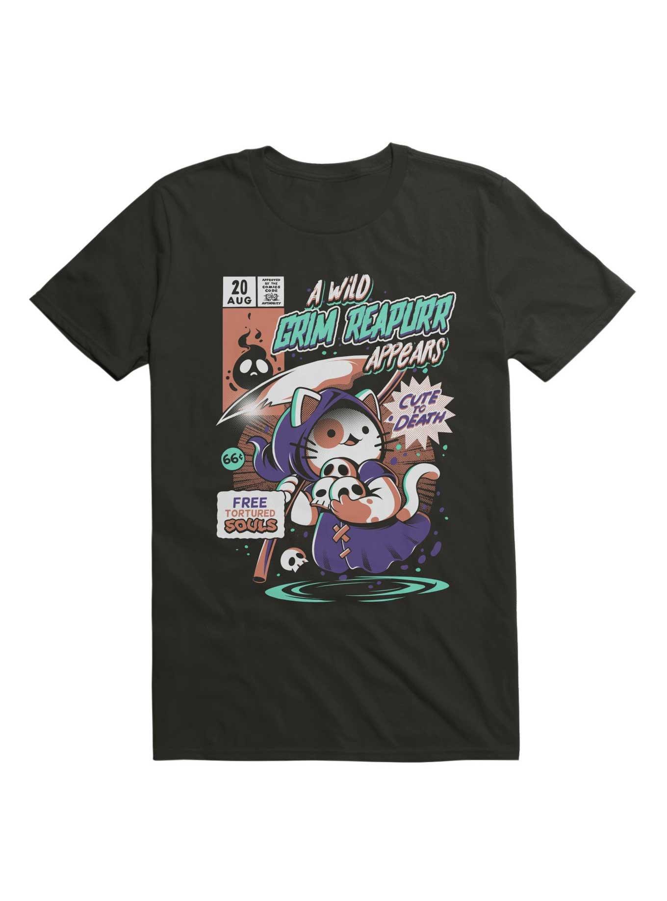 Grim Reapurr T-Shirt, BLACK, hi-res