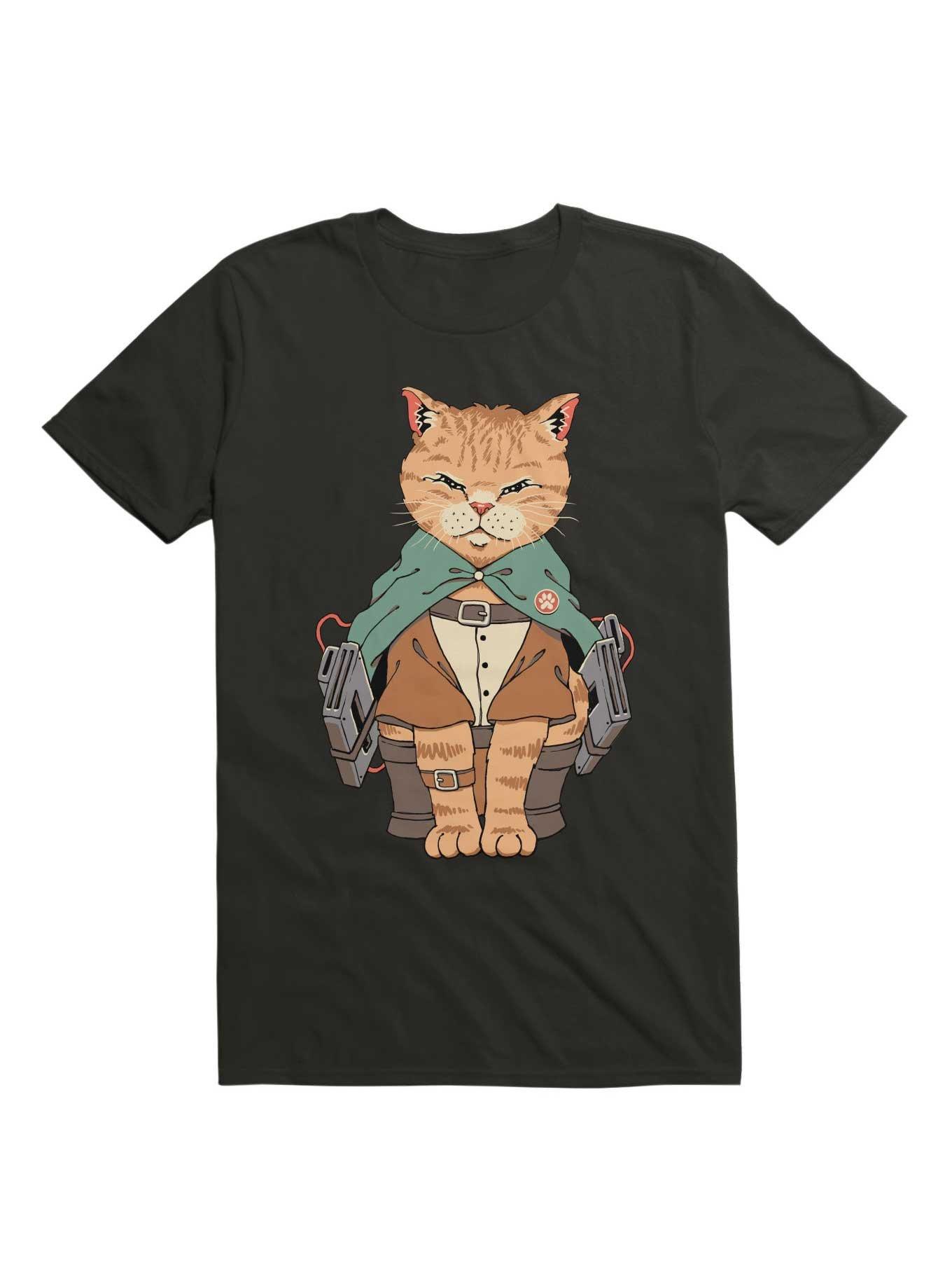 A Cat On Titans T-Shirt, , hi-res
