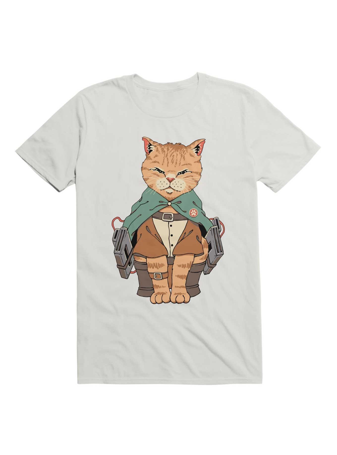 A Cat On Titans T-Shirt
