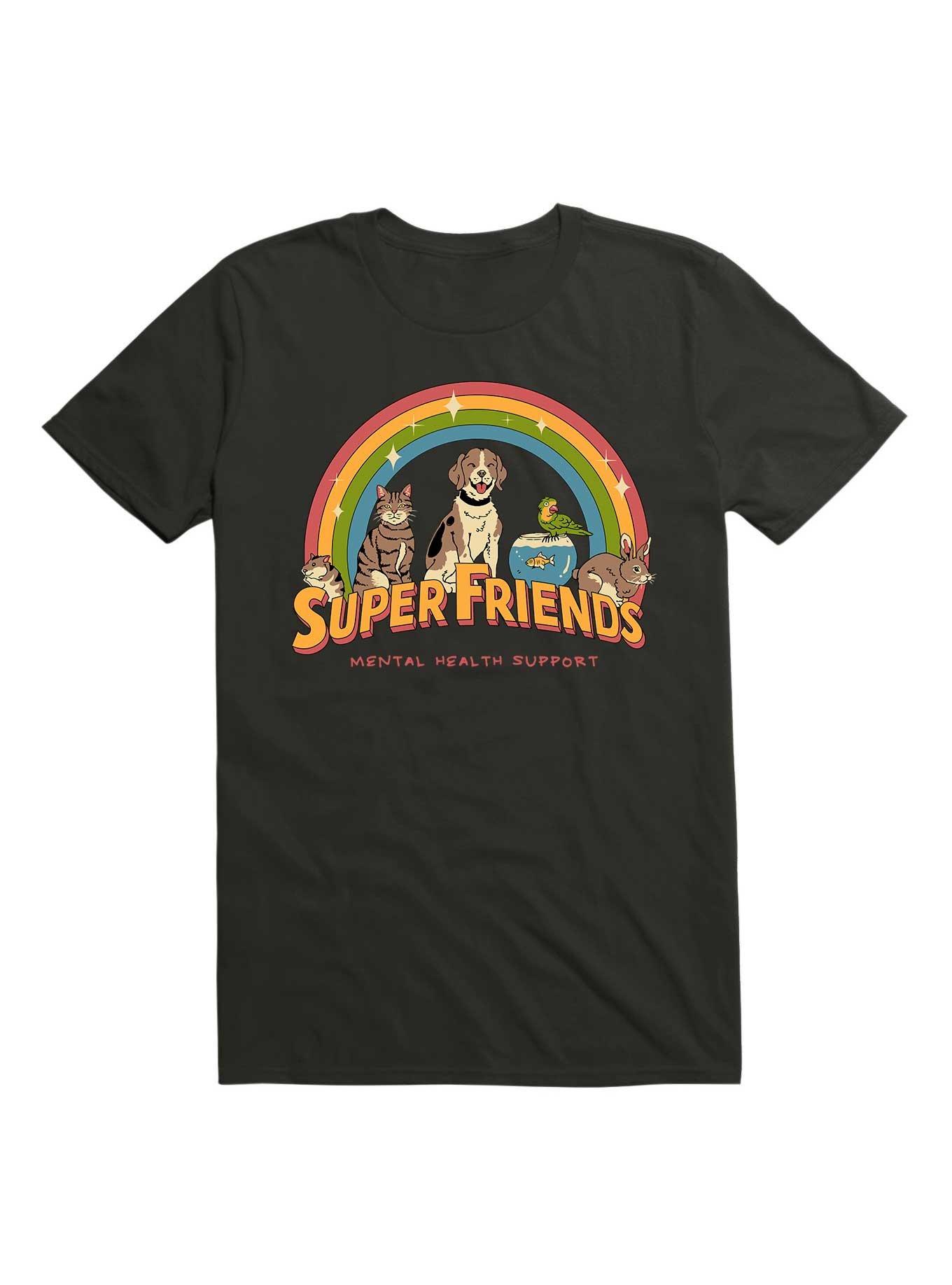 THRDLESS Super Friends Mental Health Support T-Shirt