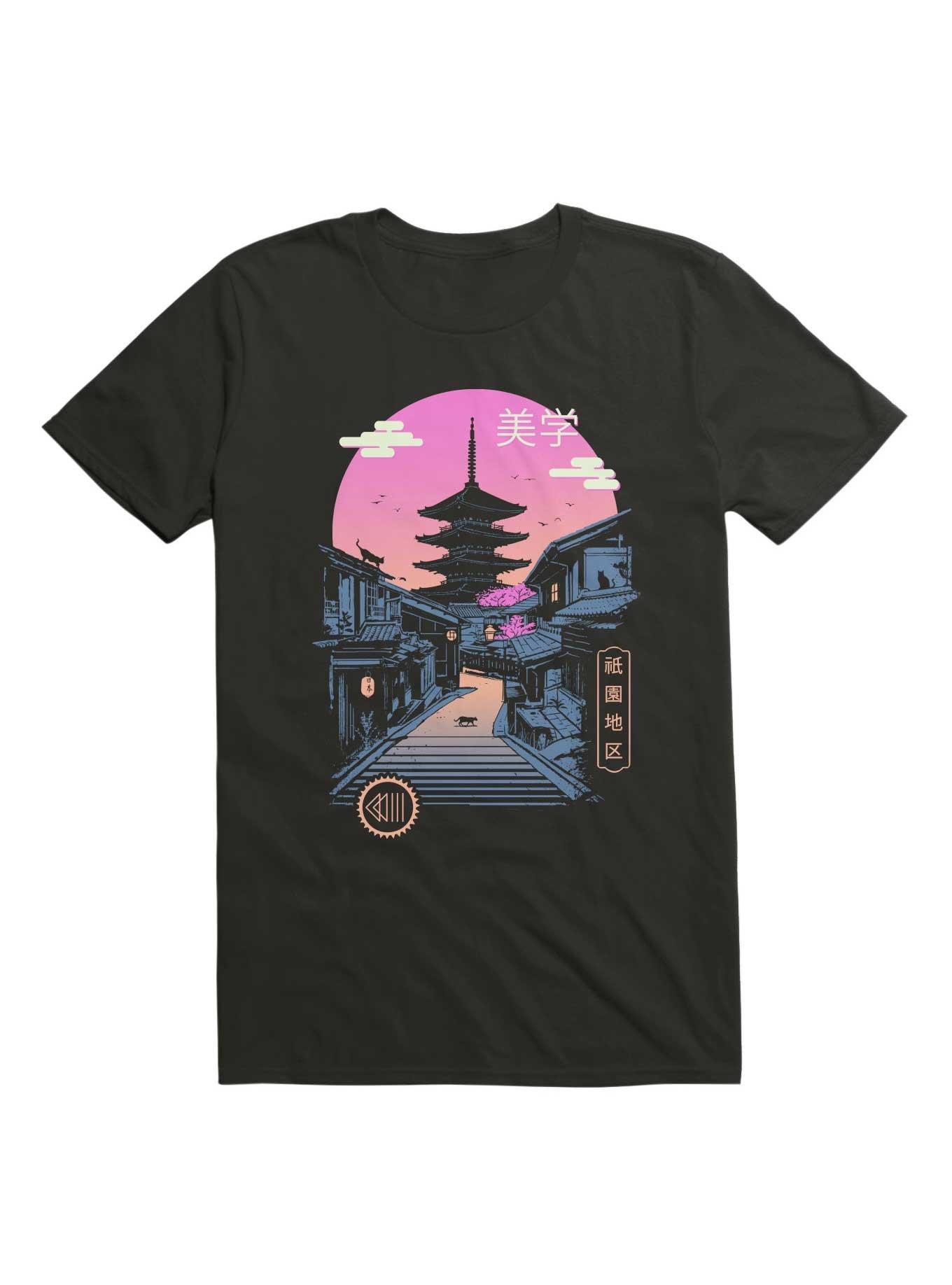 THRDLESS Pagoda Wave Aesthetics T-Shirt