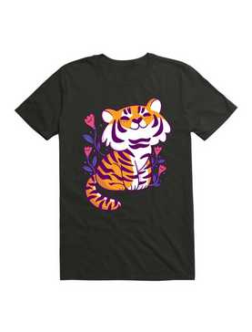 Flower Tiger T-Shirt, , hi-res