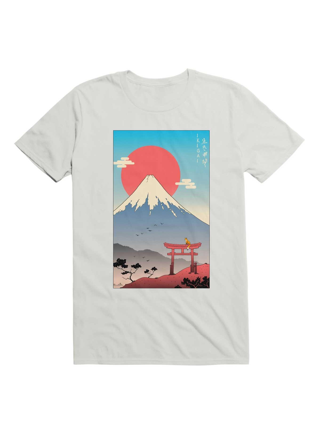 Ikigai In Mt. Fuji T-Shirt, WHITE, hi-res
