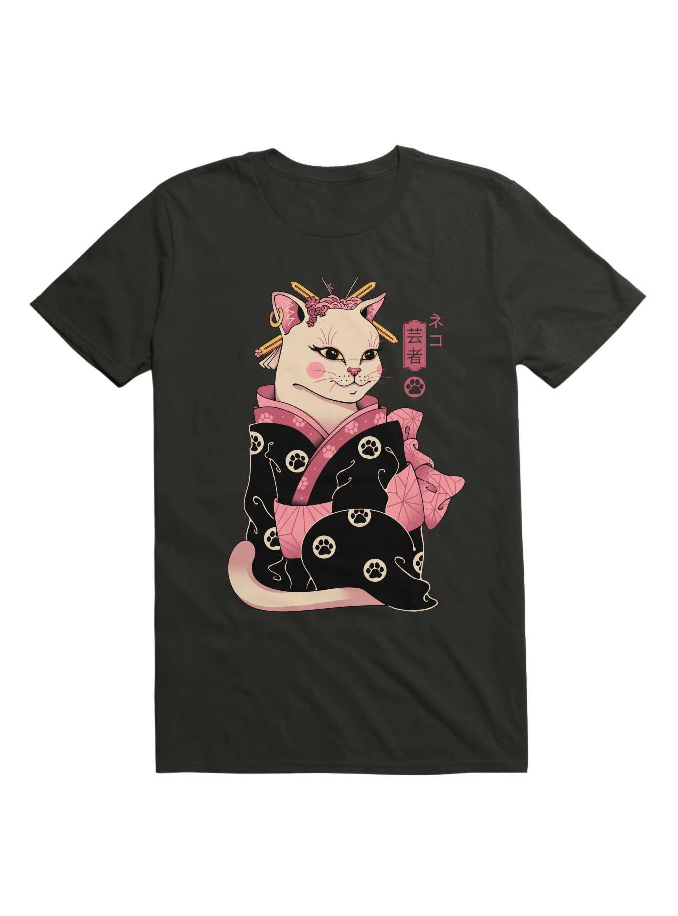 Neko Geisha T-Shirt, , hi-res
