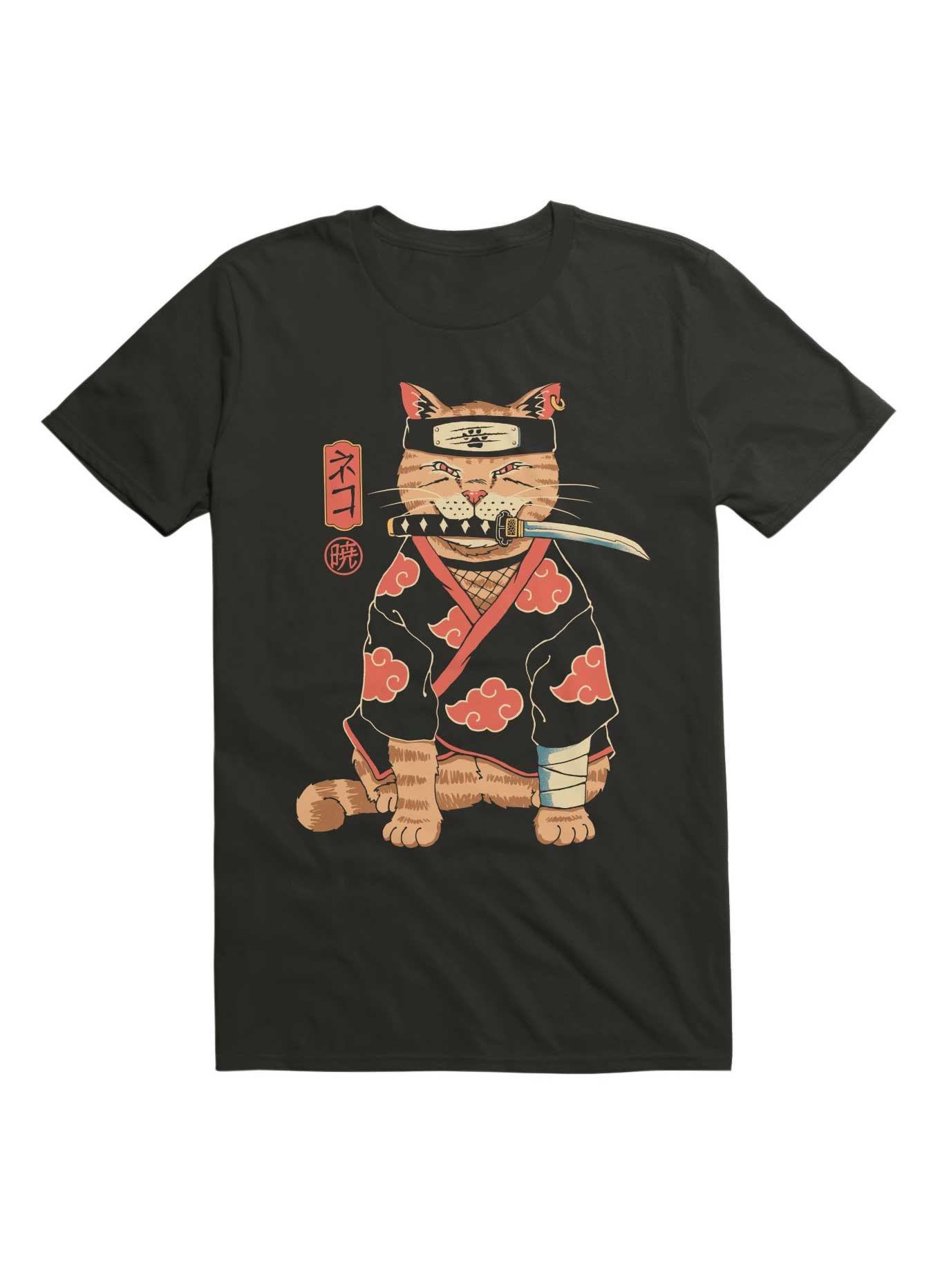 A Cat Suki T-Shirt, BLACK, hi-res