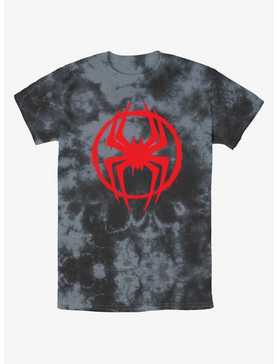 Marvel Spider-Man Spray Circle Symbol Tie-Dye T-Shirt, , hi-res