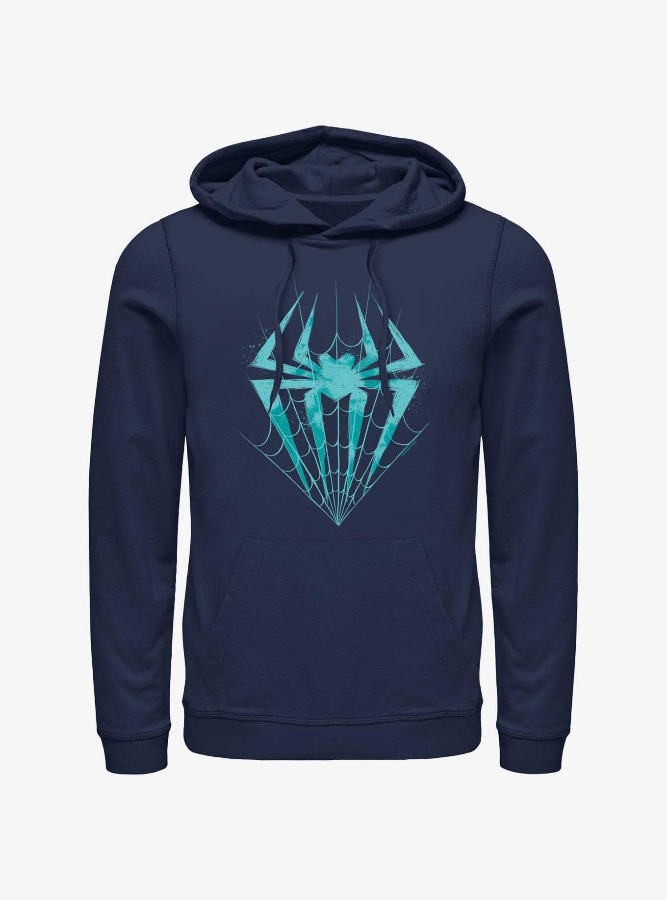 Marvel Spider-Man Spider Symbol With Web Hoodie, , hi-res