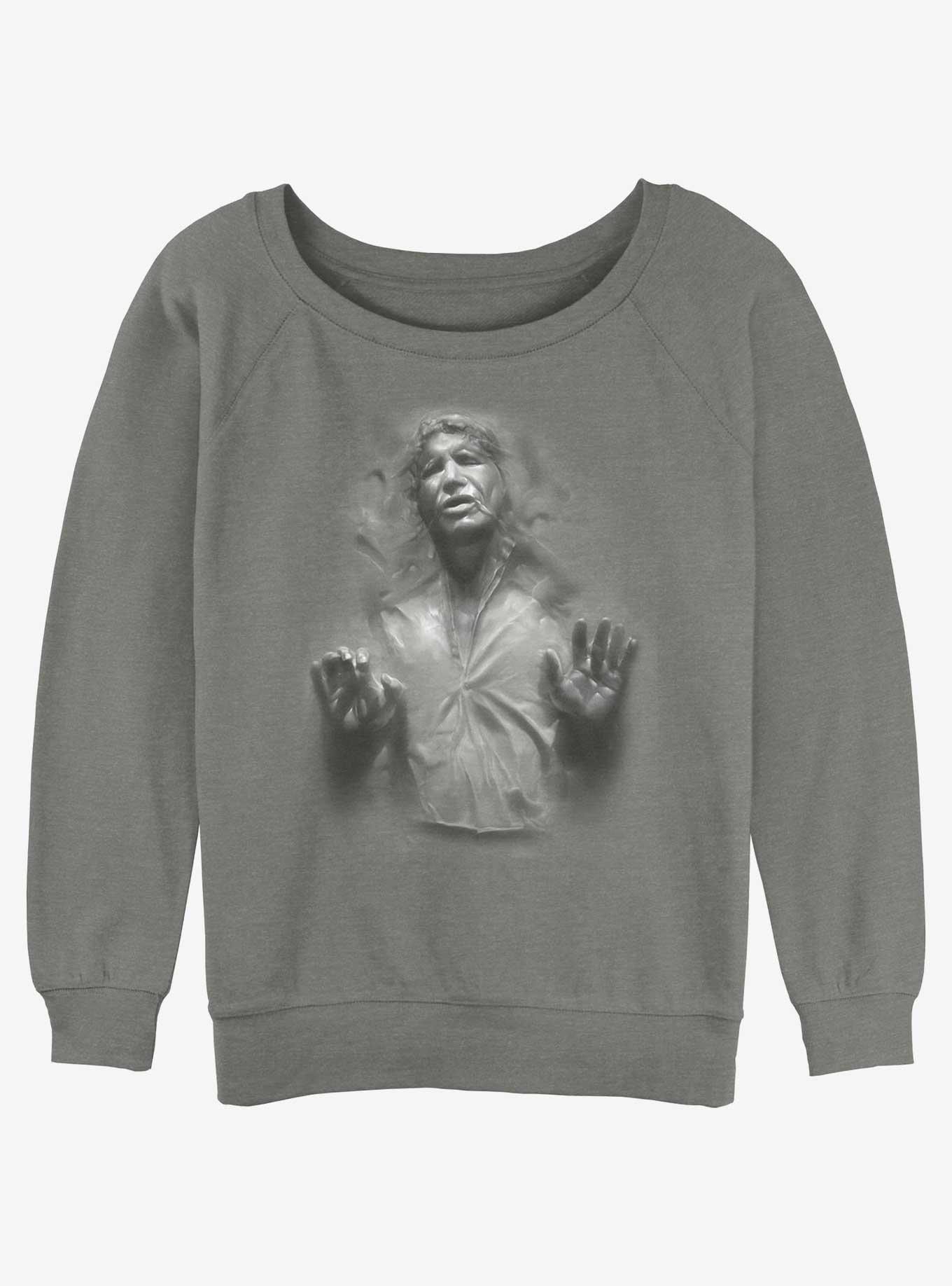 Star Wars Han Solo Carbonite Womens Slouchy Sweatshirt, , hi-res