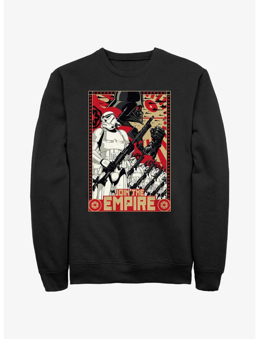 Star Wars Join The Empire Propaganda Sweatshirt, BLACK, hi-res