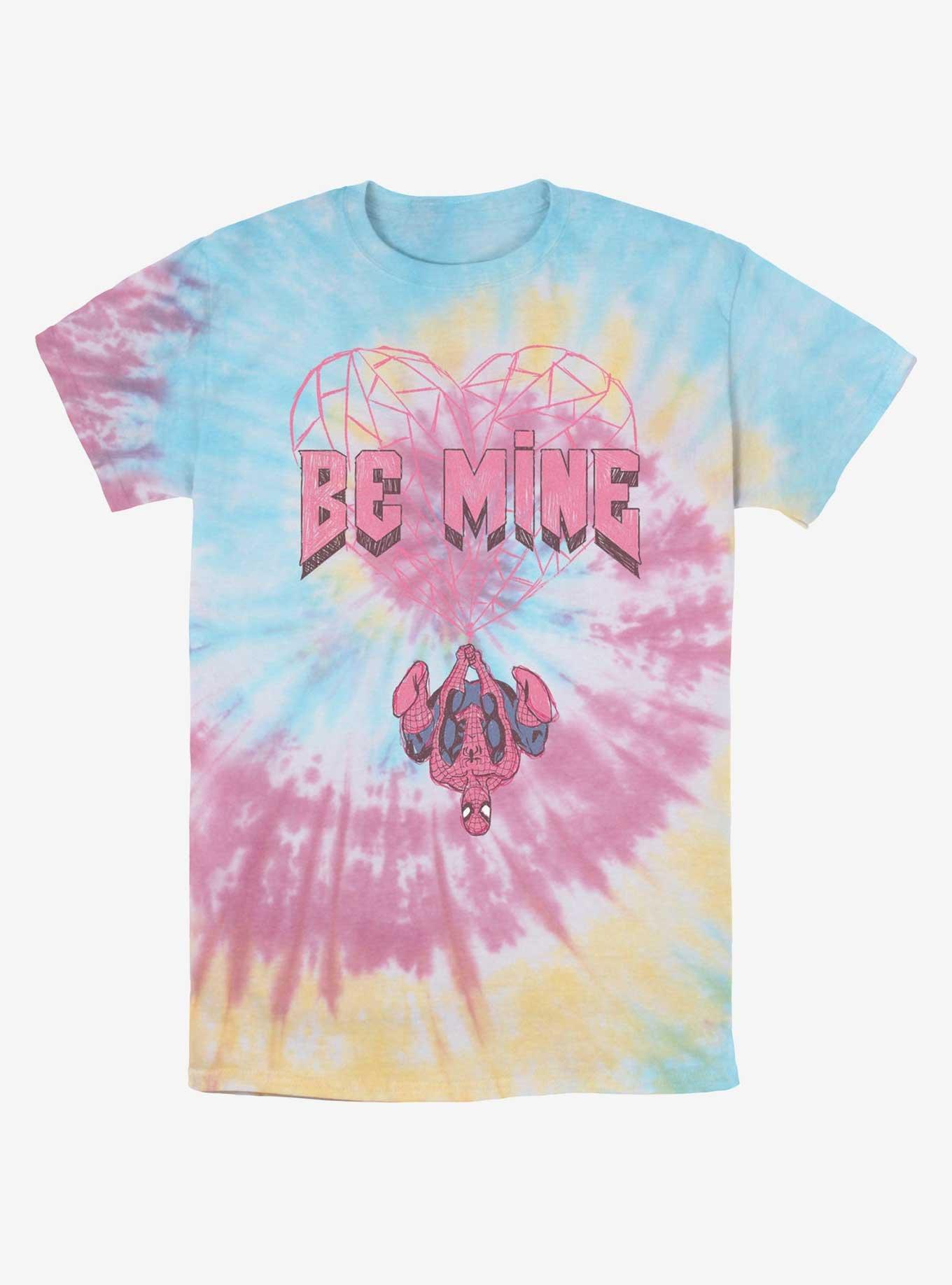Marvel Spider-Man Be Mine Tie-Dye T-Shirt, , hi-res