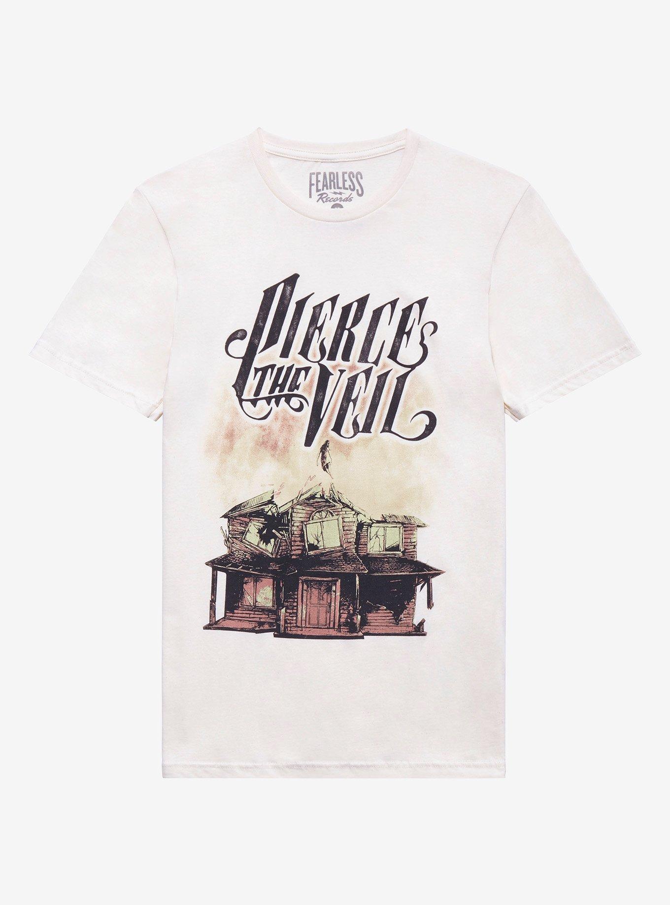 Pierce The Veil Collide With The Sky Boyfriend Fit Girls T-Shirt, , hi-res