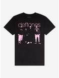 Deftones Pink Group Photo Boyfriend Fit Girls T-Shirt, BLACK, hi-res