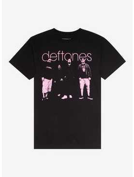 Deftones Pink Group Photo Boyfriend Fit Girls T-Shirt, , hi-res