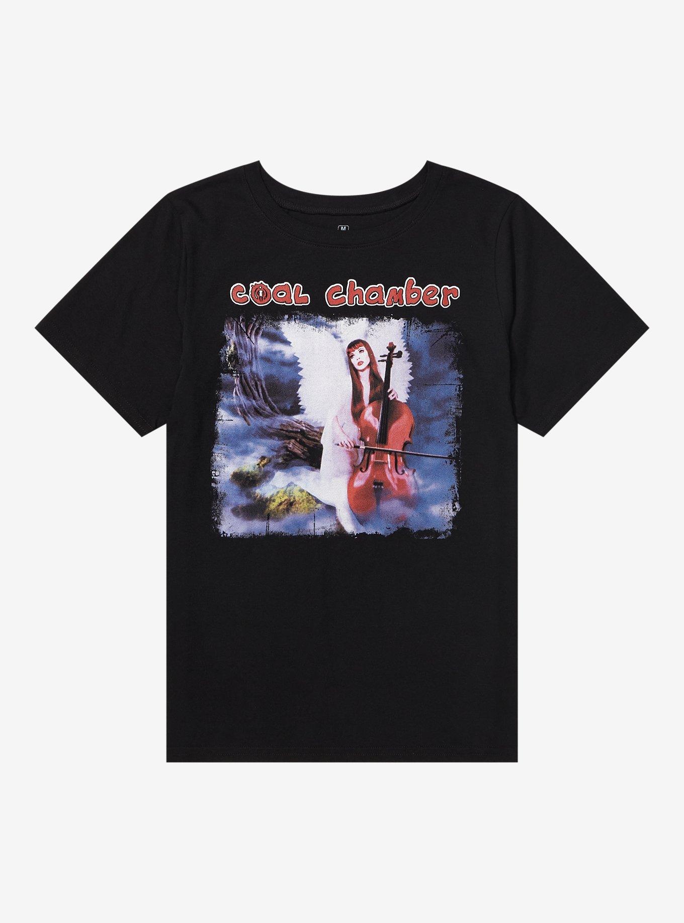 Coal Chamber Chamber Music Boyfriend Fit Girls T-Shirt, BLACK, hi-res