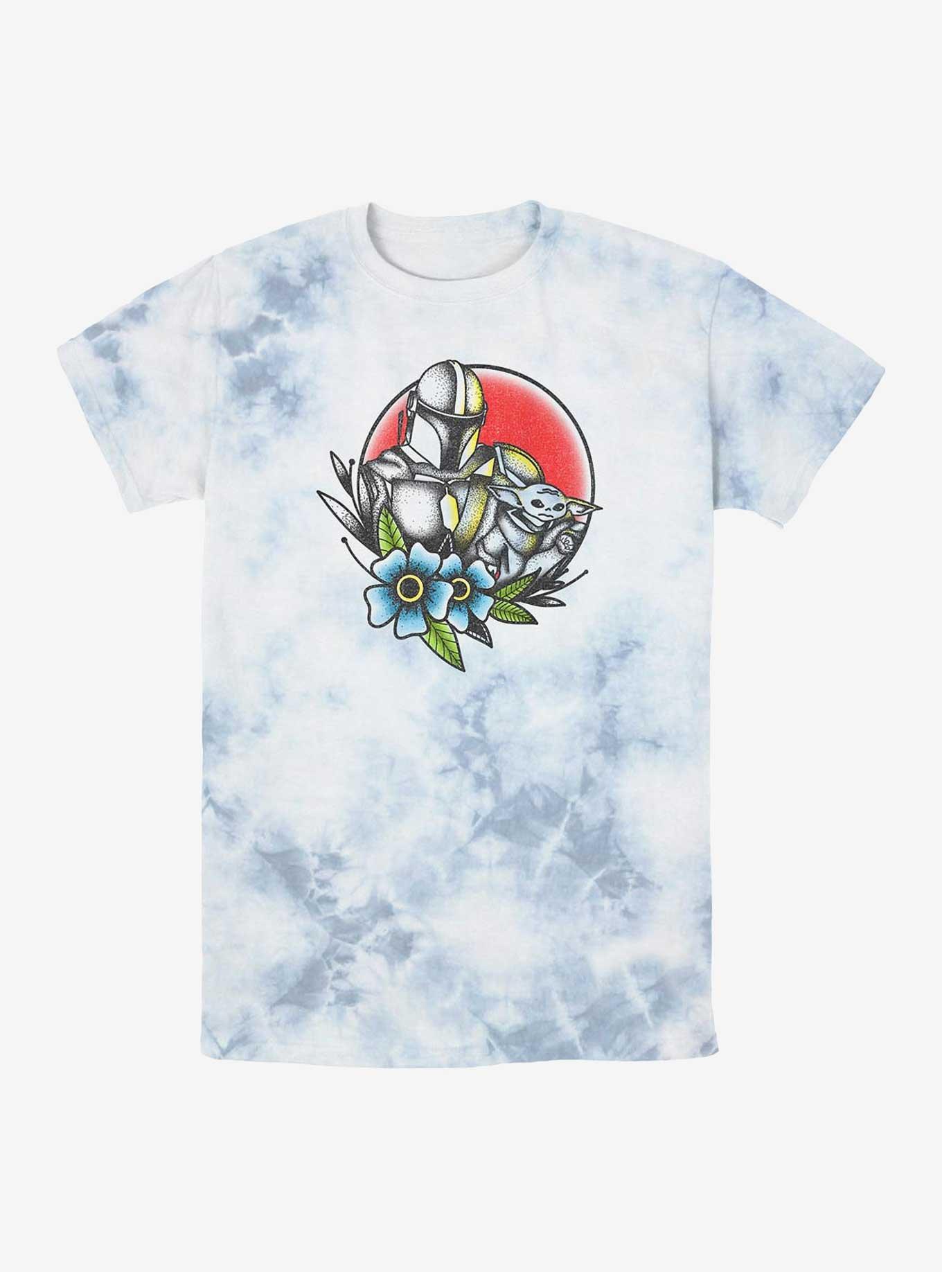 Star Wars The Mandalorian Hunter And Bounty Tie-Dye T-Shirt