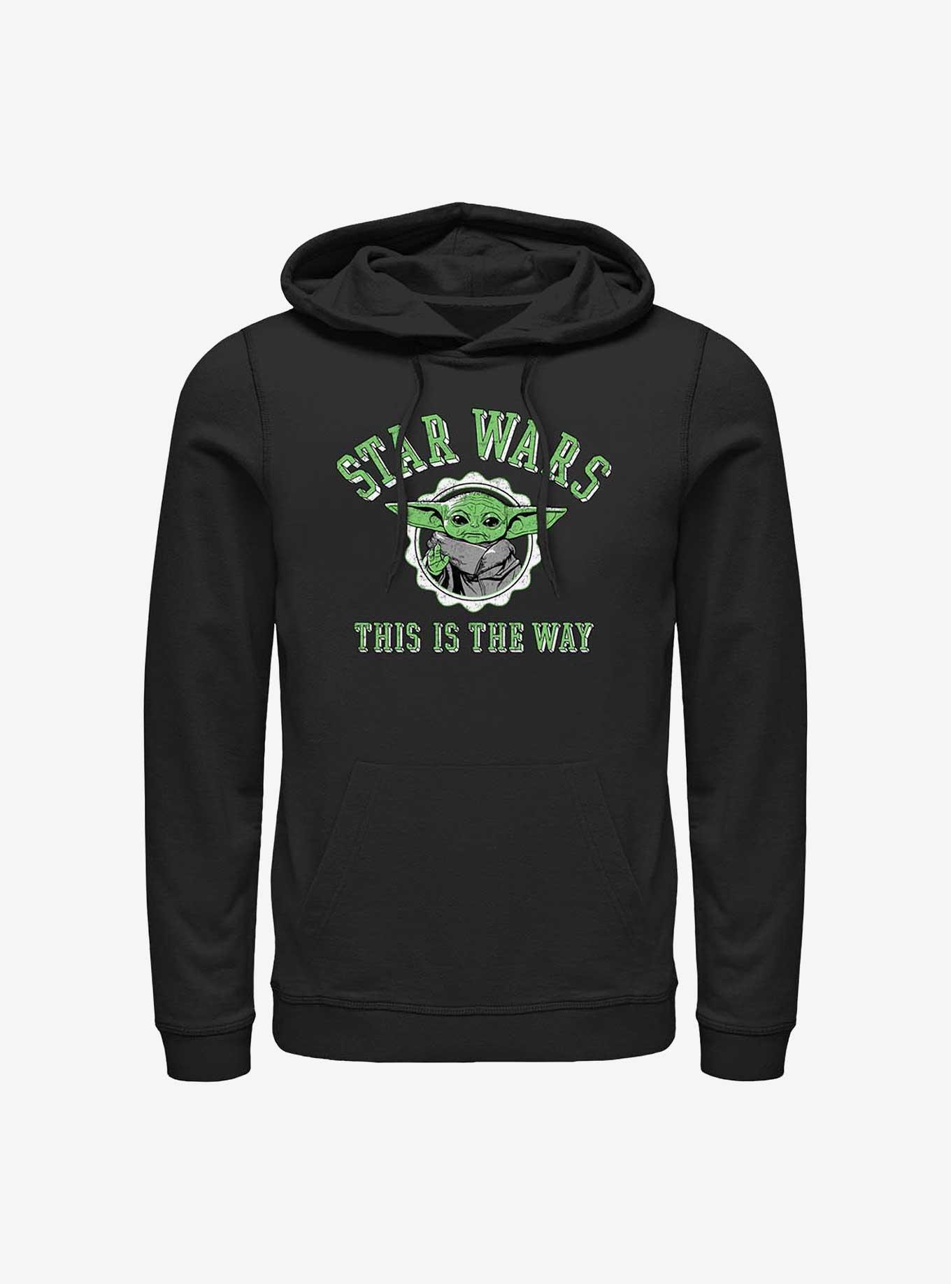 Star Wars The Mandalorian Varsity Child Hoodie, BLACK, hi-res