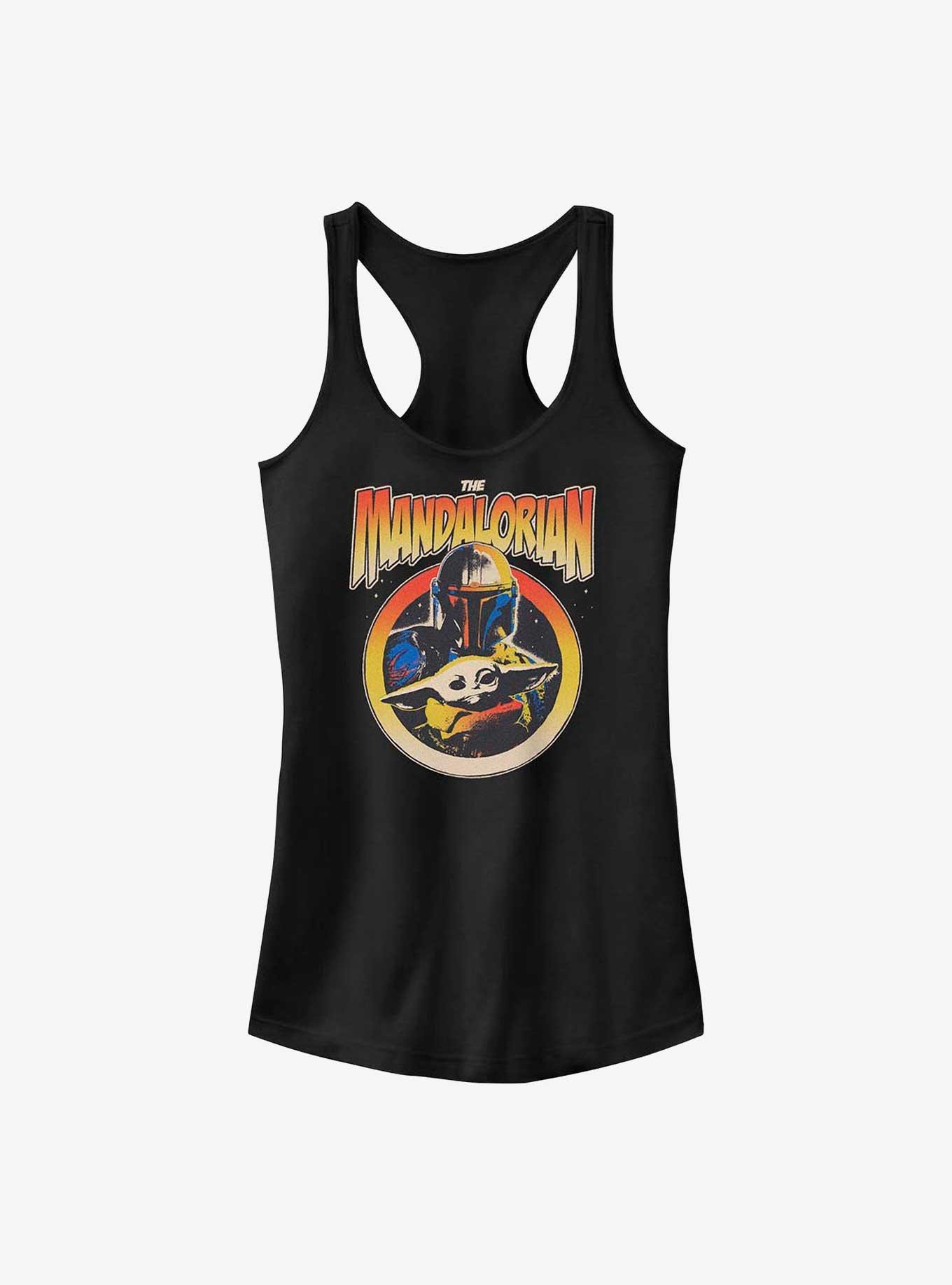 Star Wars The Mandalorian Mando N Child Girls Tank, BLACK, hi-res