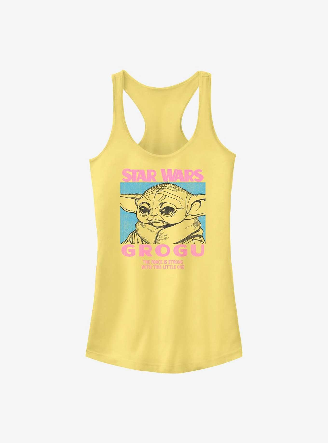 Star Wars The Mandalorian Pop Grogu Girls Tank, BANANA, hi-res