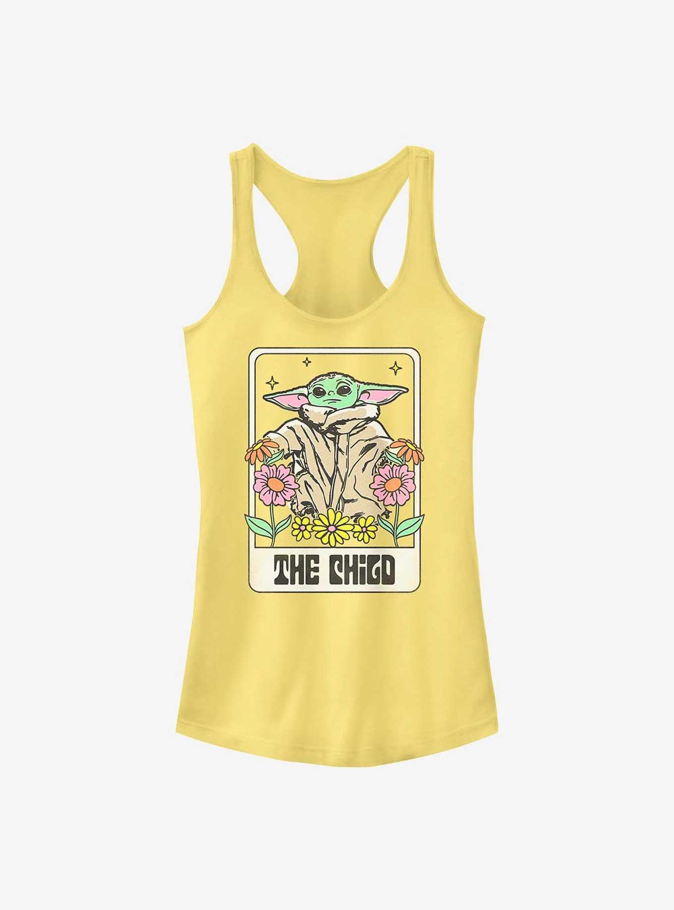 Star Wars The Mandalorian The Child Floral Girls Tank, BANANA, hi-res