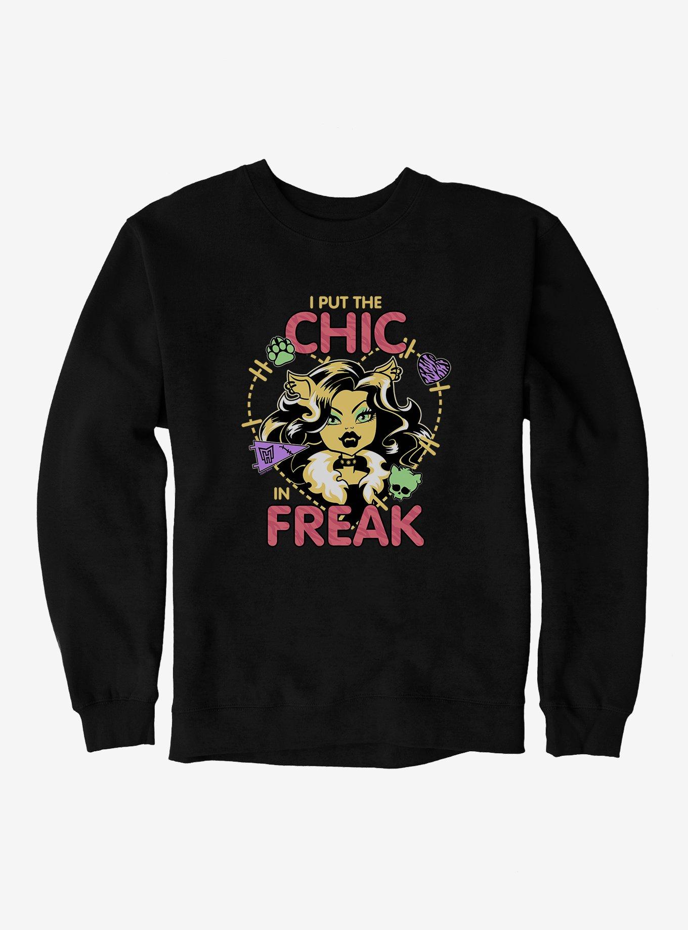 Monster High Clawdeen Wolf Chic Freak Sweatshirt, , hi-res