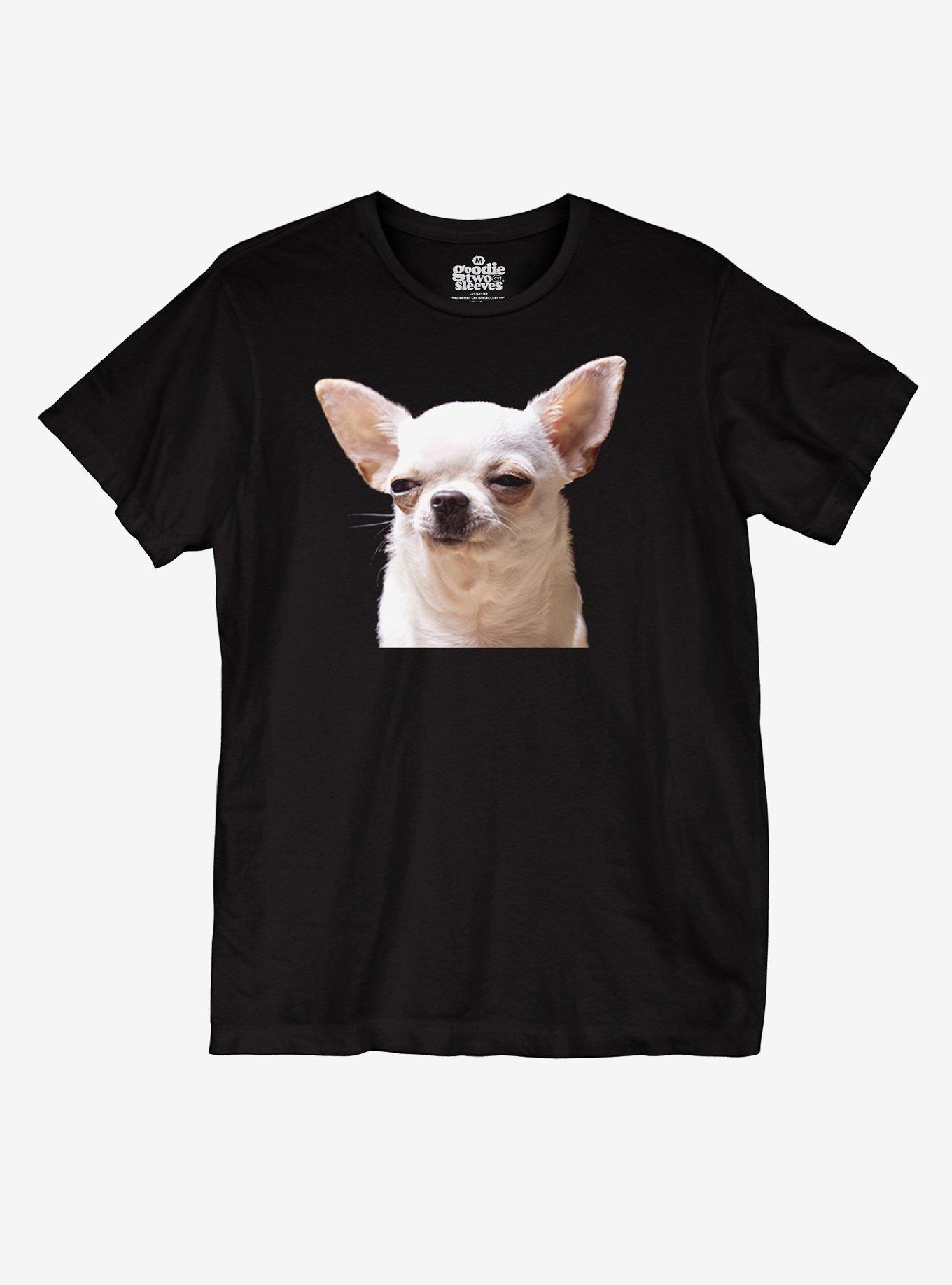 Crying Chihuahua Meme Boyfriend Fit Girls T-Shirt, MULTI, hi-res