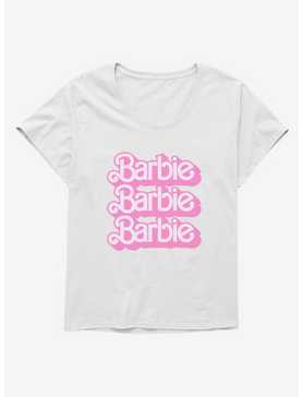 Barbie The Movie Text Stack Girls T-Shirt Plus Size, , hi-res