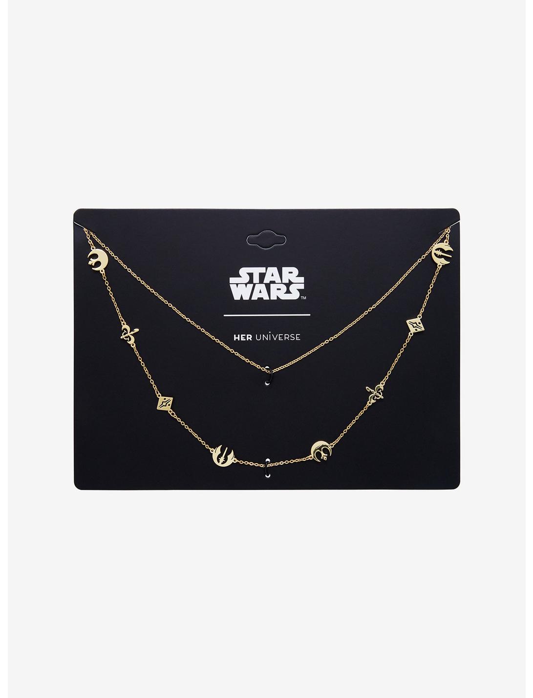 Her Universe Star Wars Icons Layered Necklace Her Universe Exclusive, , hi-res