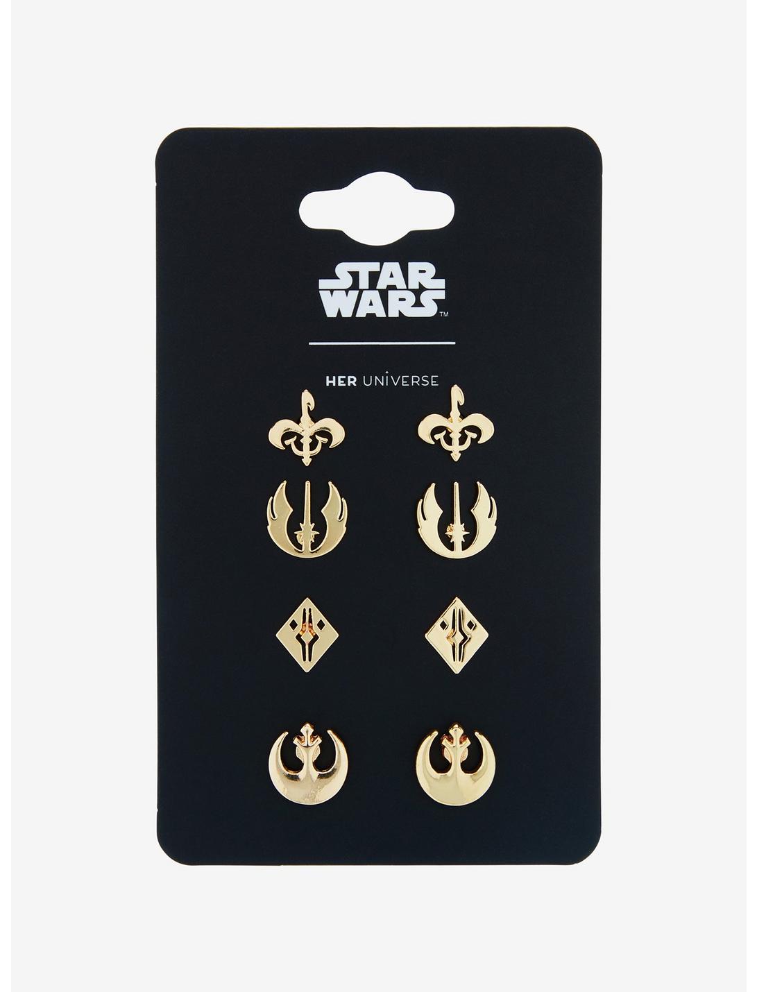 Her Universe Star Wars Icons Stud Earring Set Her Universe Exclusive, , hi-res