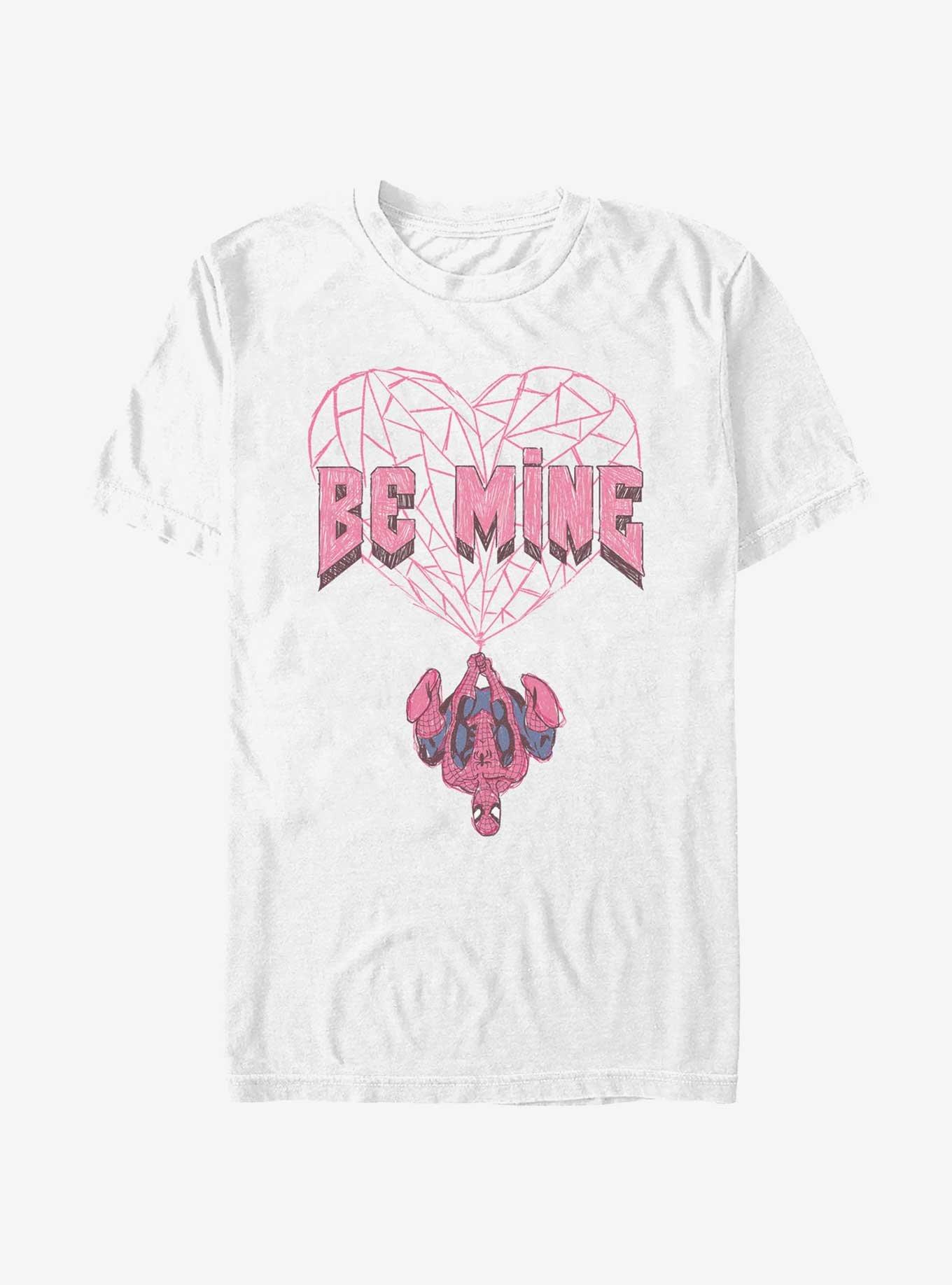 Marvel Spider-Man Be Mine T-Shirt, WHITE, hi-res