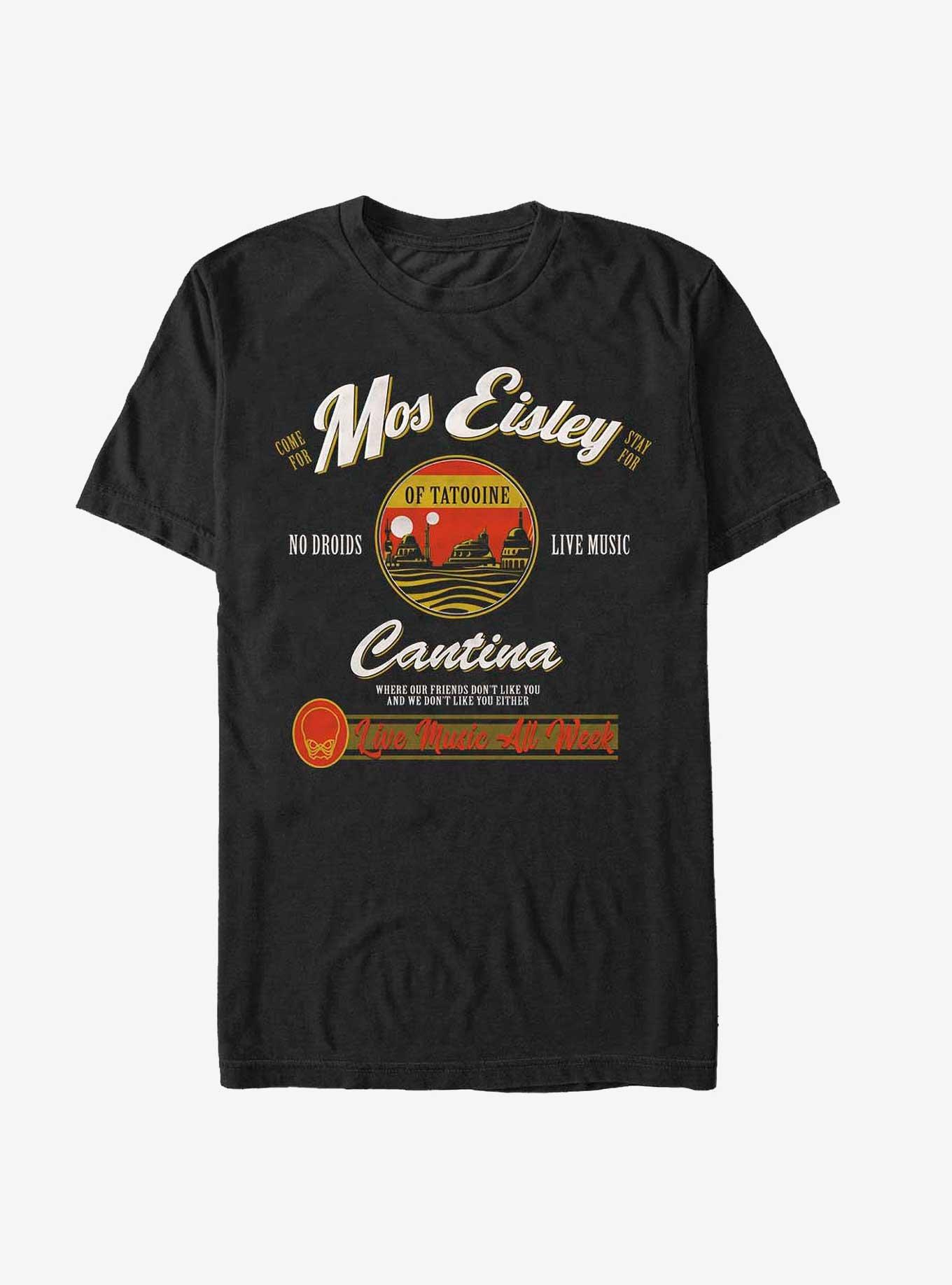 Star Wars Visit Mos Eisley Cantina T-Shirt, BLACK, hi-res