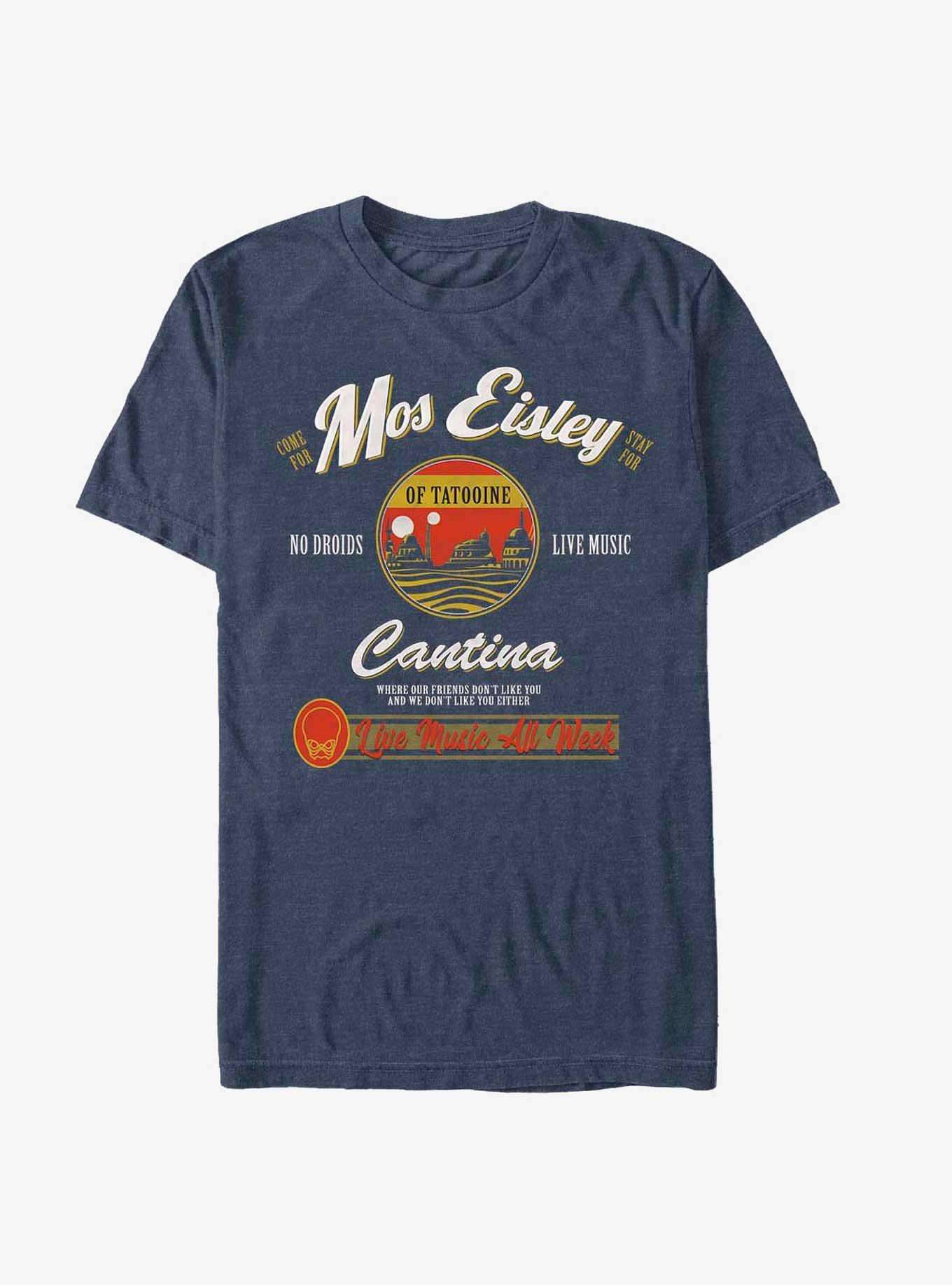 Star Wars Visit Mos Eisley Cantina T-Shirt, NAVY HTR, hi-res