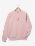 Sanrio Hello Kitty Quilted Crewneck - BoxLunch Exclusive, LIGHT PINK, hi-res