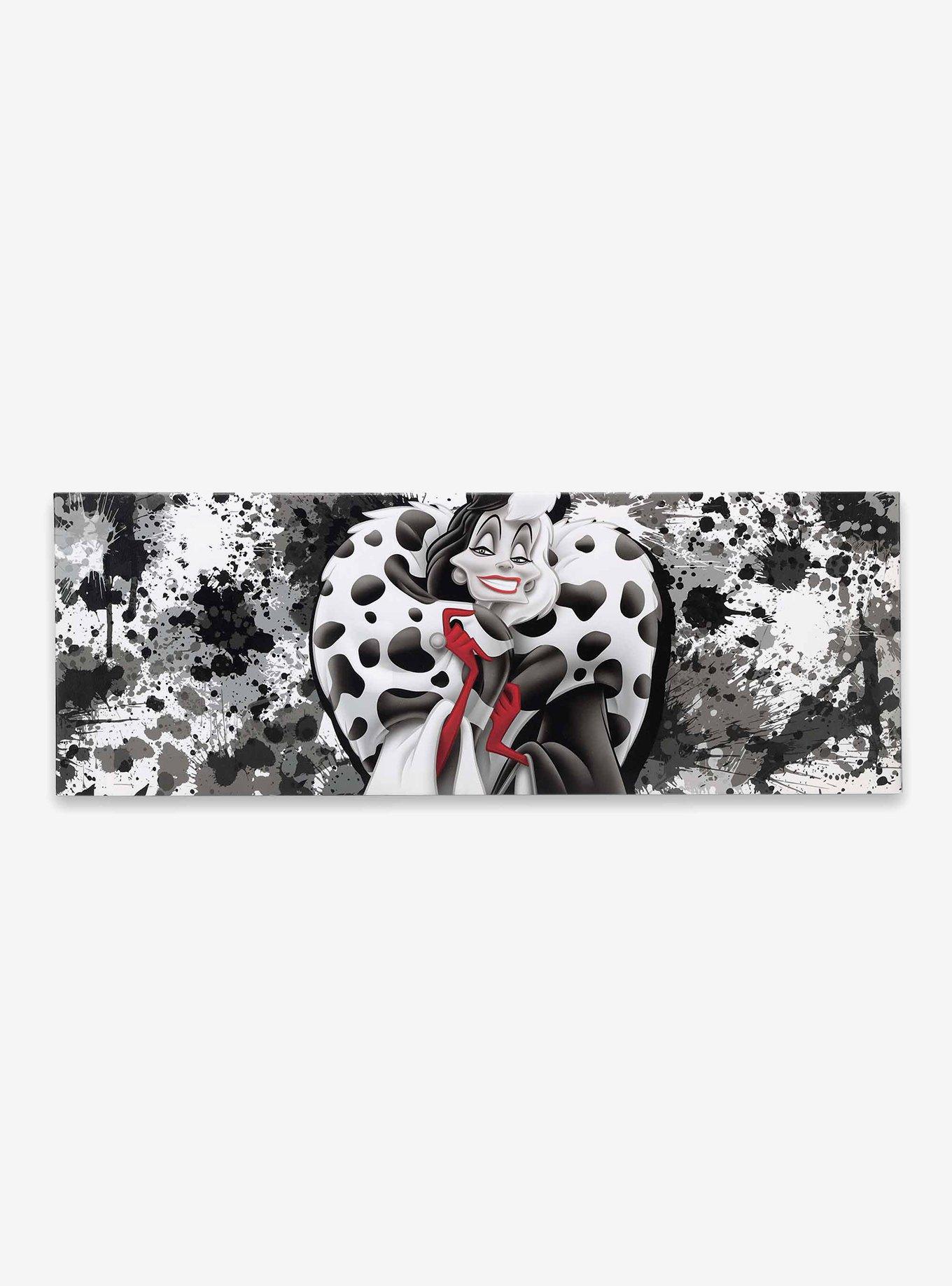 Disney 101 Dalmatians Cruella Paint Splatter Horizontal Canvas Wall Decor, , hi-res