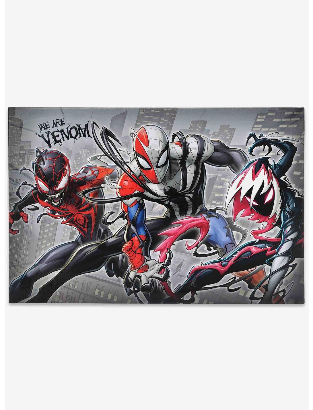 Marvel Spider-Man We Are Venom Canvas Wall Decor, , hi-res
