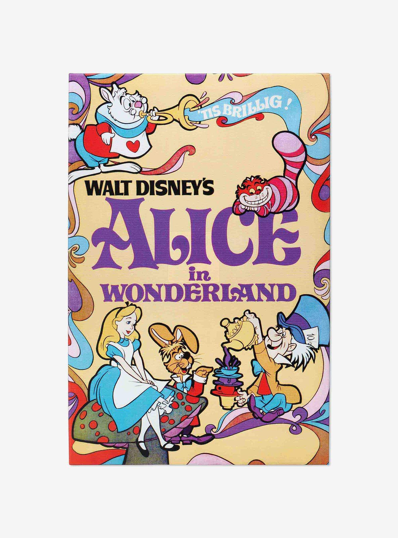 Disney Alice In Wonderland Classic Movie Cover Canvas Wall Decor, , hi-res