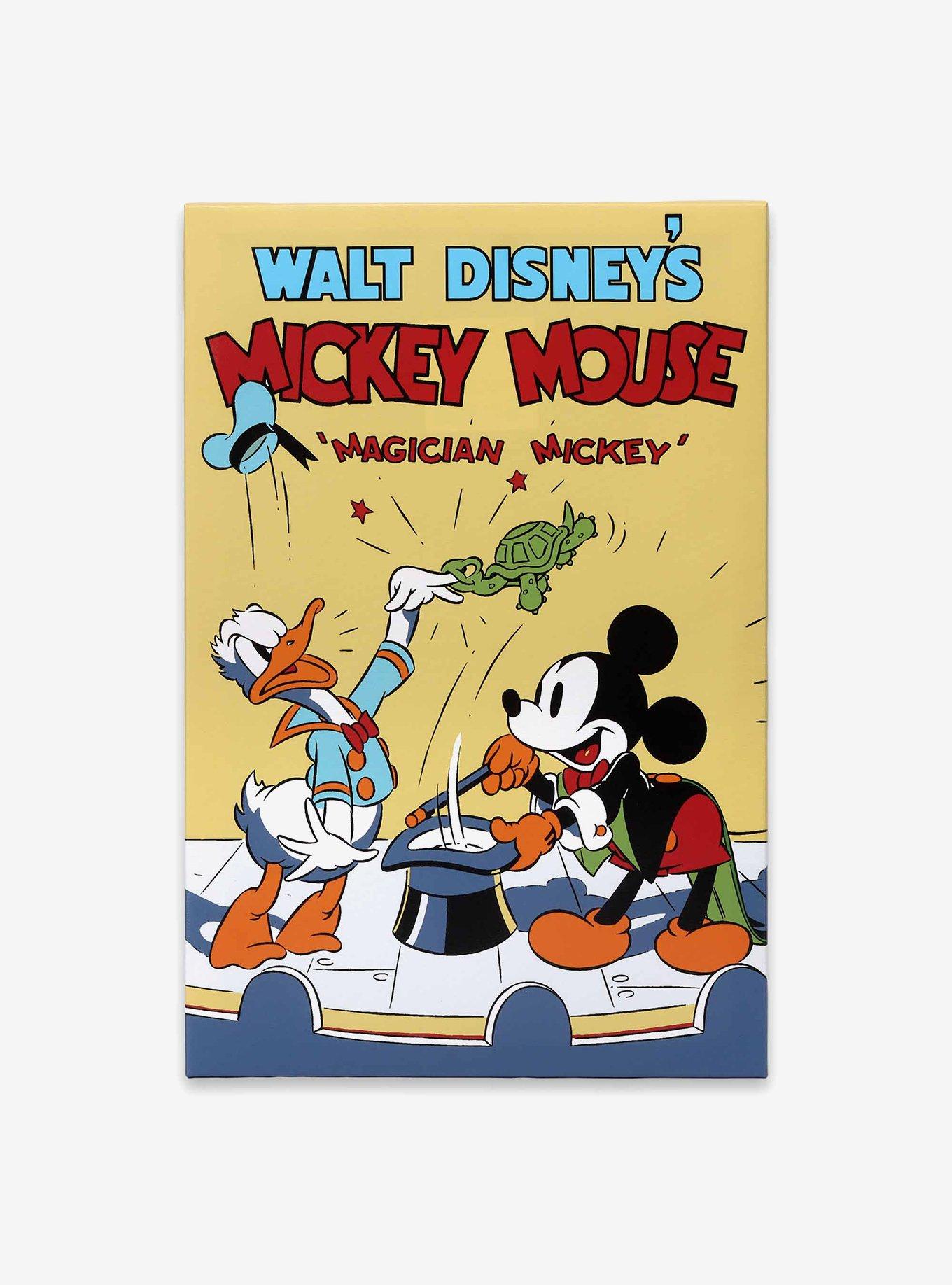 Disney Mickey Mouse Magician Classic Movie Cover Canvas Wall Decor, , hi-res