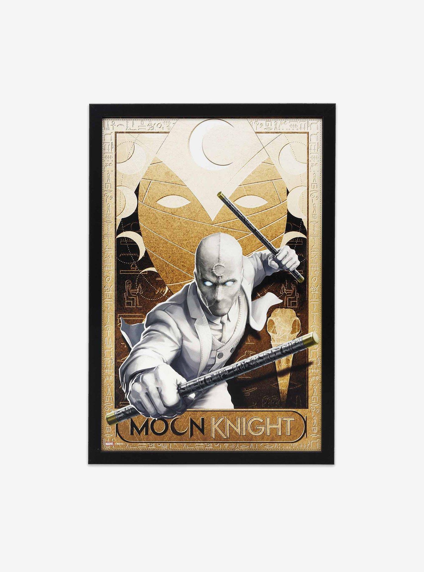 Marvel Moon Knight Sepia Scene Framed Wood Wall Decor, , hi-res