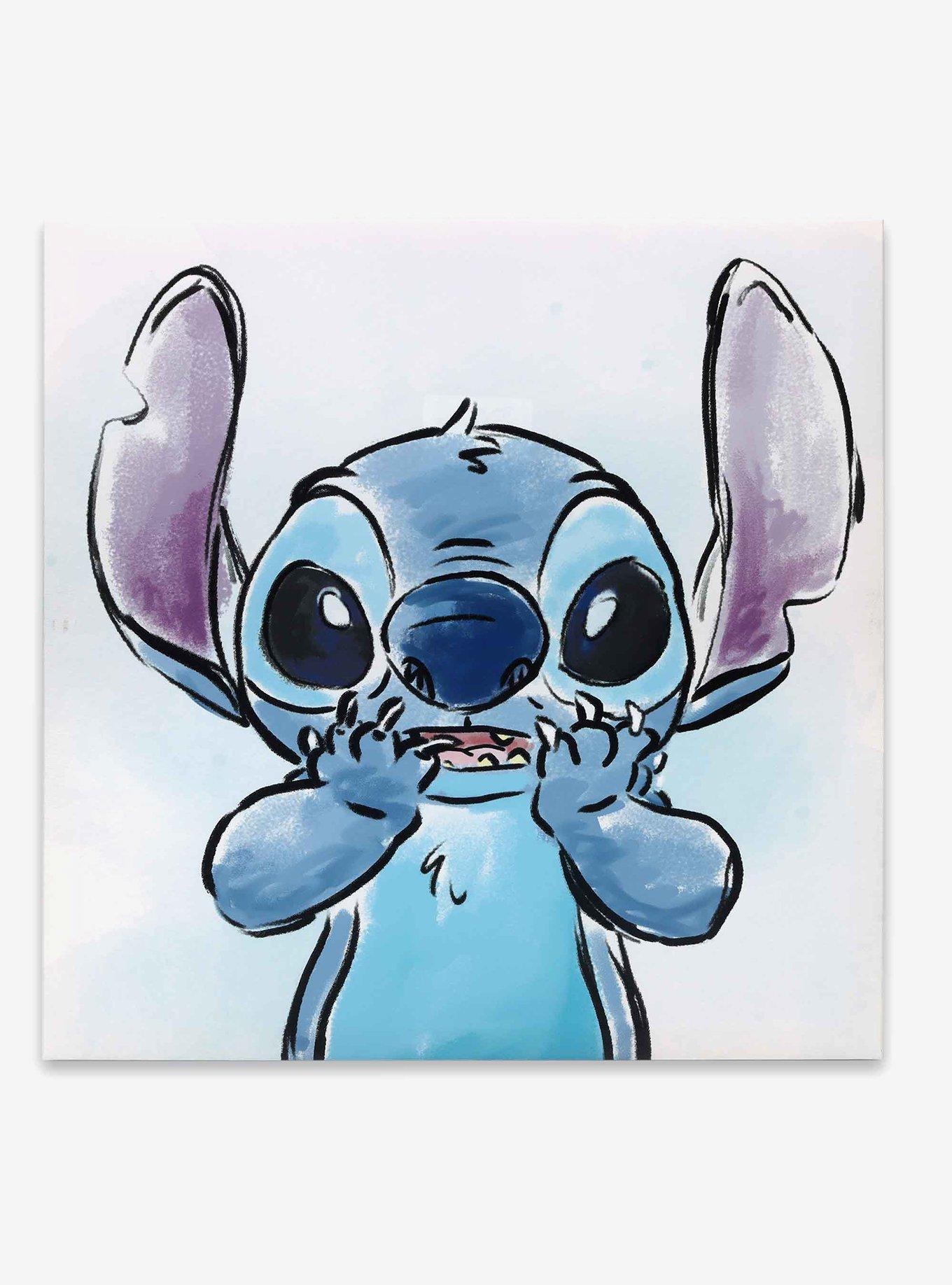 Disney Lilo & Stitch Surprised Expression Canvas Wall Decor, , hi-res