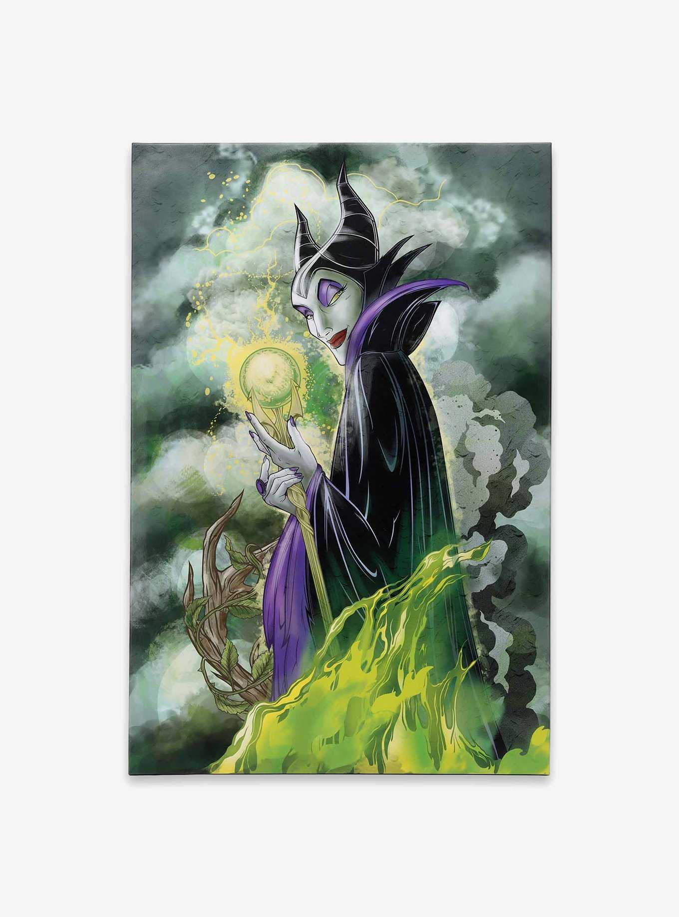 Disney Sleeping Beauty Maleficent Stormy Skies Canvas Wall Decor, , hi-res