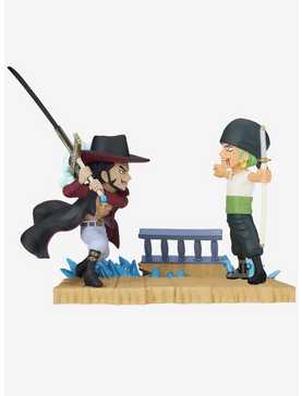 Banpresto One Piece World Collectable Figure Log Stories Roronoa Zoro vs. Dracule Mihawk Figure, , hi-res