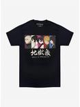 Hell's Paradise Characters Panel Boyfriend Fit Girls T-Shirt, MULTI, hi-res