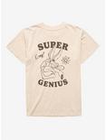 Looney Tunes Super Genius Mineral Wash T-Shirt, NATURAL MINERAL WASH, hi-res
