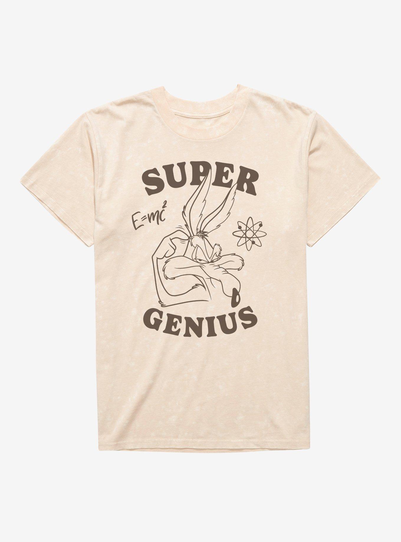 Looney Tunes Super Genius Mineral Wash T-Shirt, , hi-res