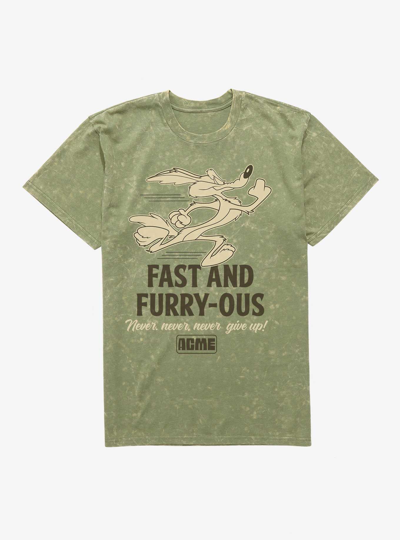 Looney Tunes Fast And Furry-Ous Mineral Wash T-Shirt, , hi-res