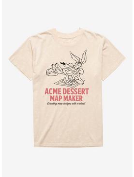 Looney Tunes ACME Dessert Map Maker Mineral Wash T-Shirt, , hi-res