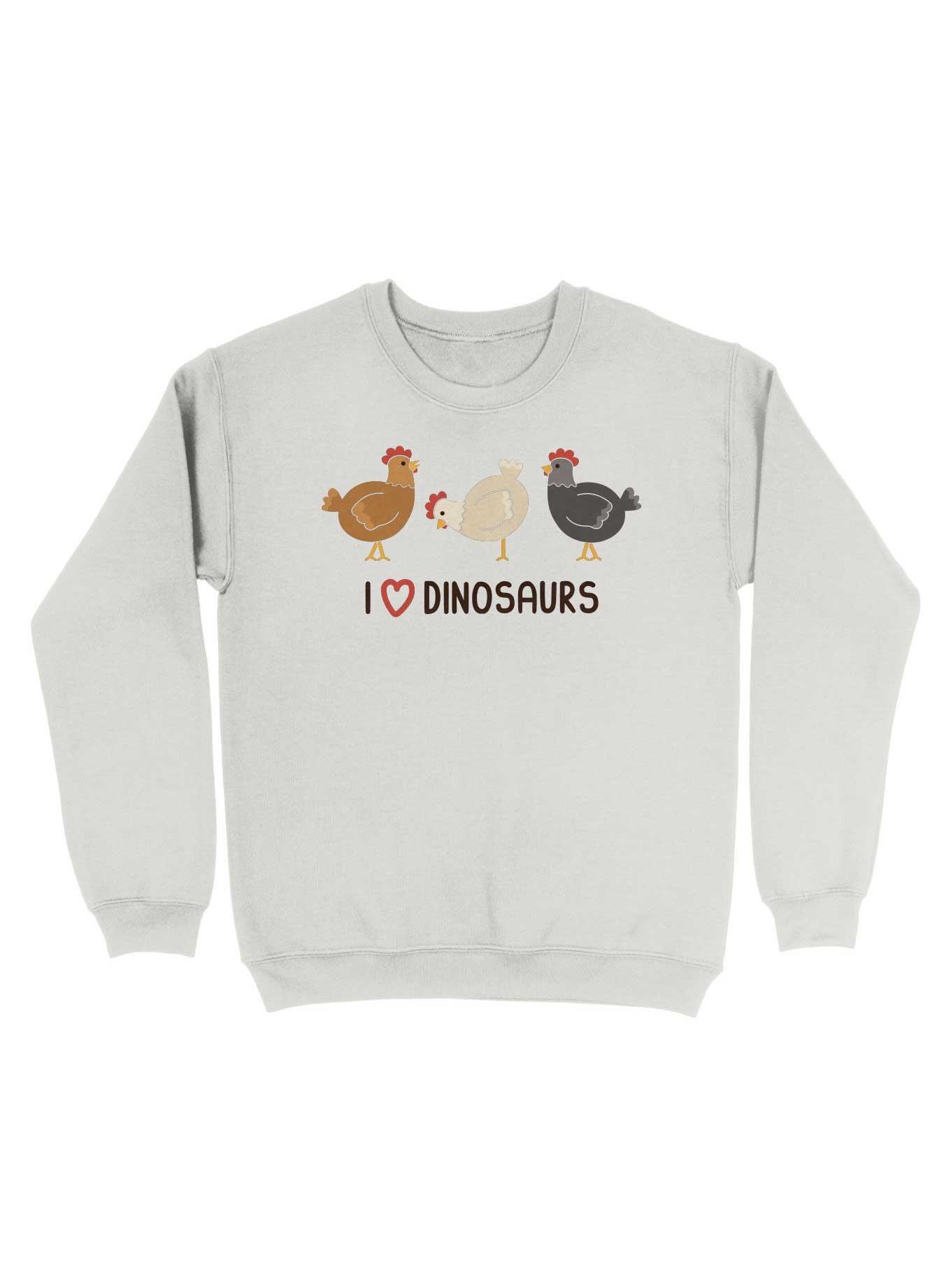 I Love Dinosaurs Sweatshirt, , hi-res