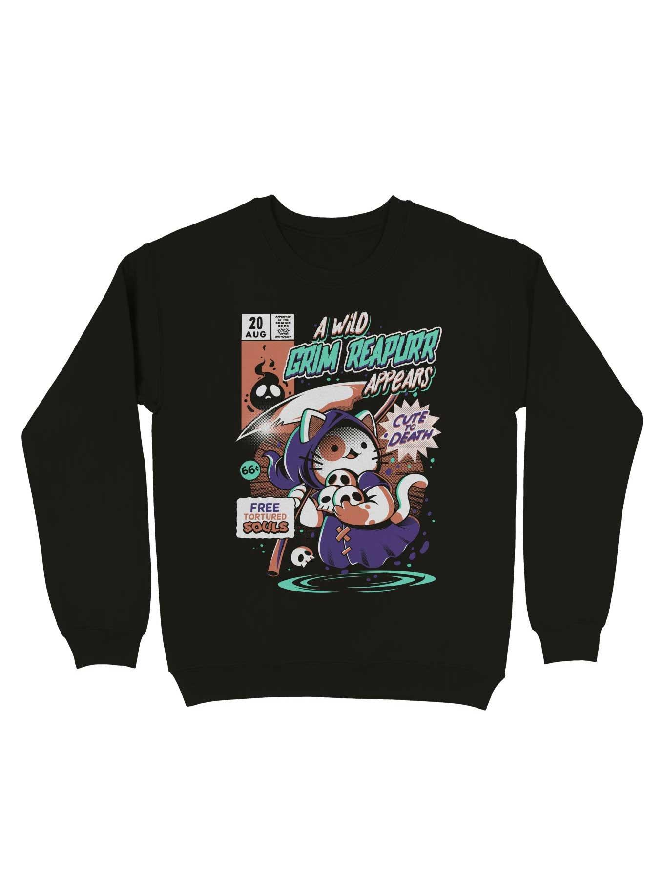 Grim Reapurr Sweatshirt, BLACK, hi-res
