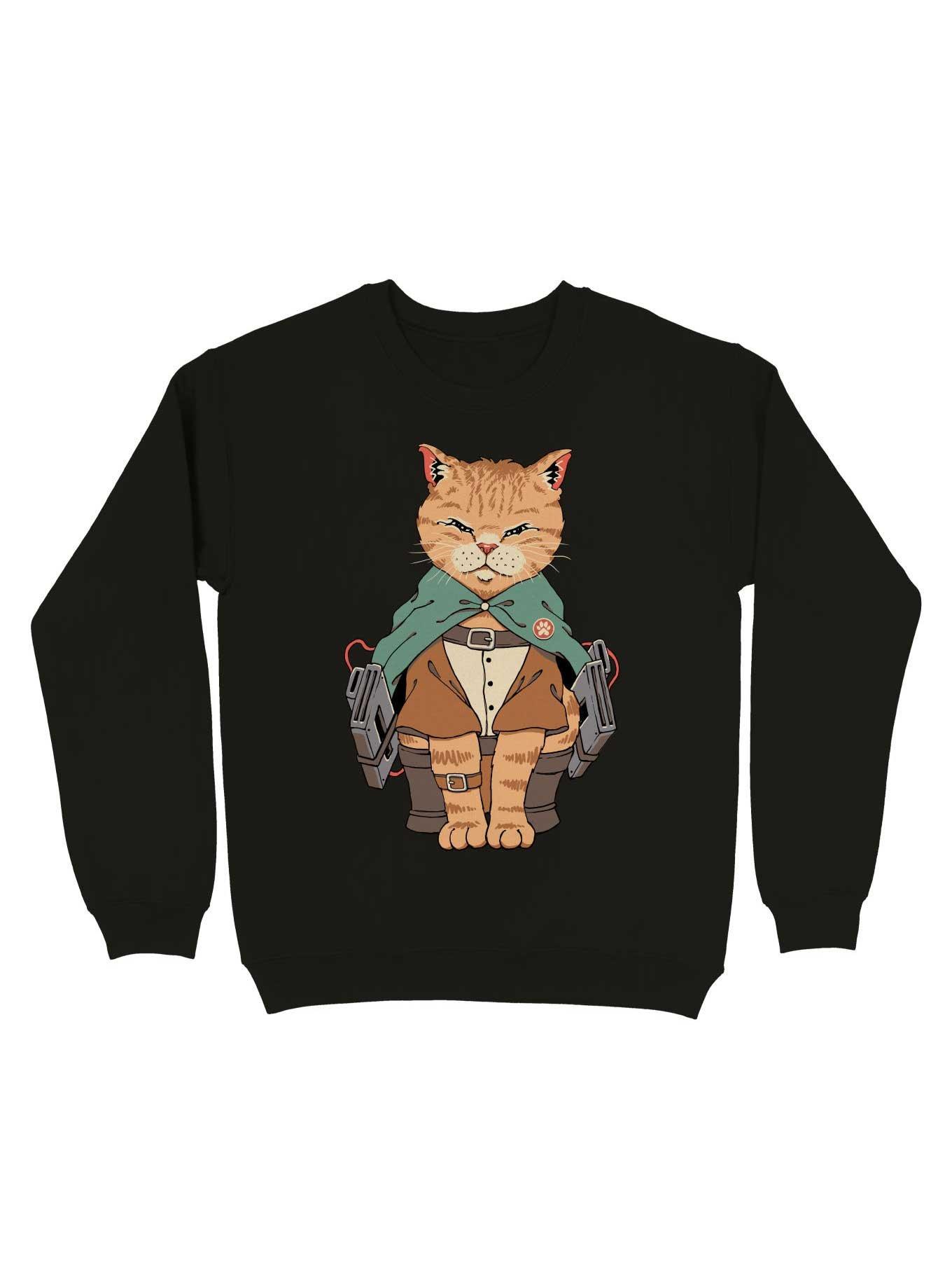 A Cat On Titans Sweatshirt